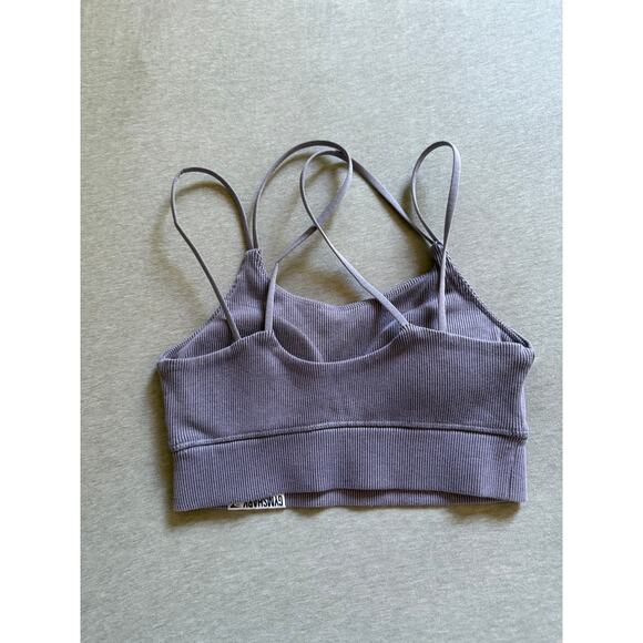 Gymshark Lavender Cross Straps Soft Removable Cup Sports Bra - Picture 4 of 6